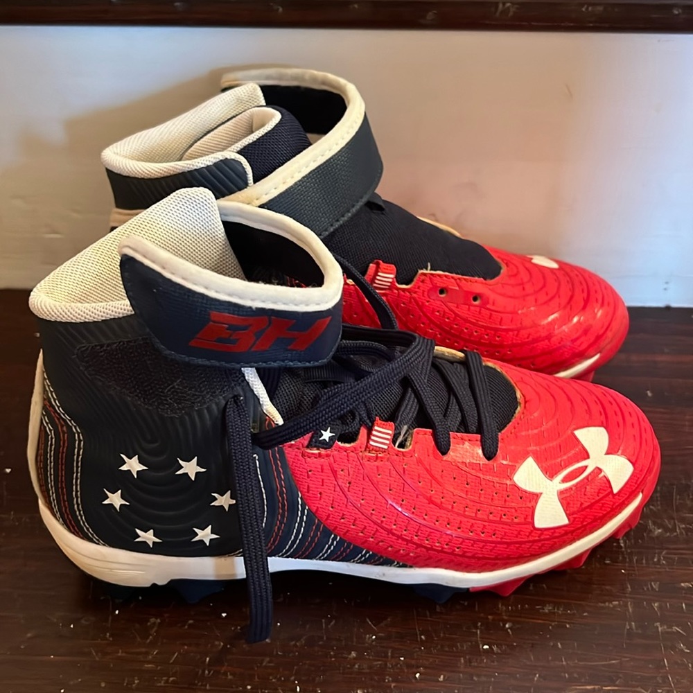 Bryce Harper under armour high baseball cleats youth boy size 3